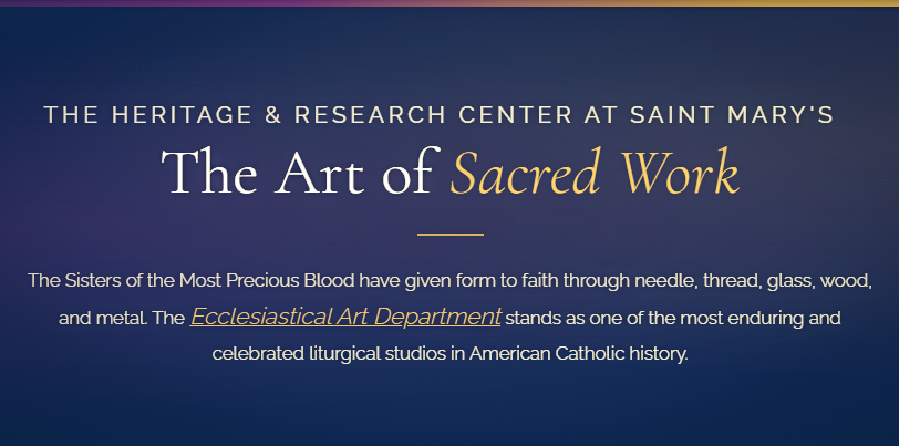 Ecclesiastical Art Department