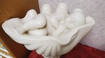 Marble Sculpture of Shell and Child