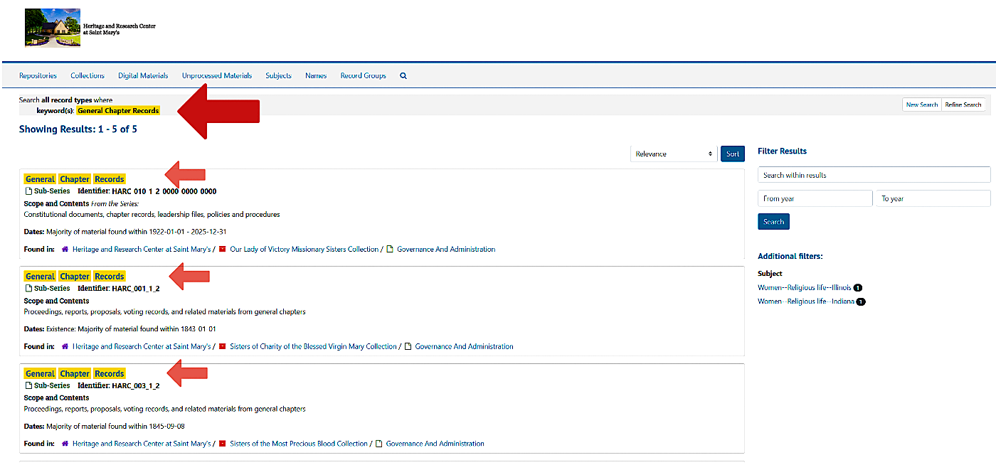 Archival object page screenshot