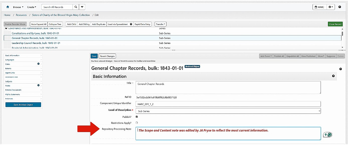 Archival object page screenshot